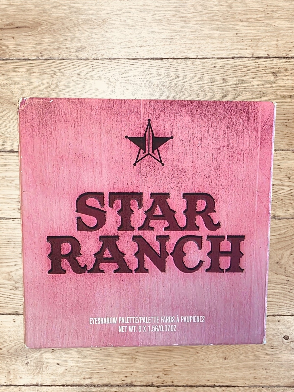 Jeffree Star Cosmetics Star Ranch Eyeshadow Palette Rare Blue Western Palette